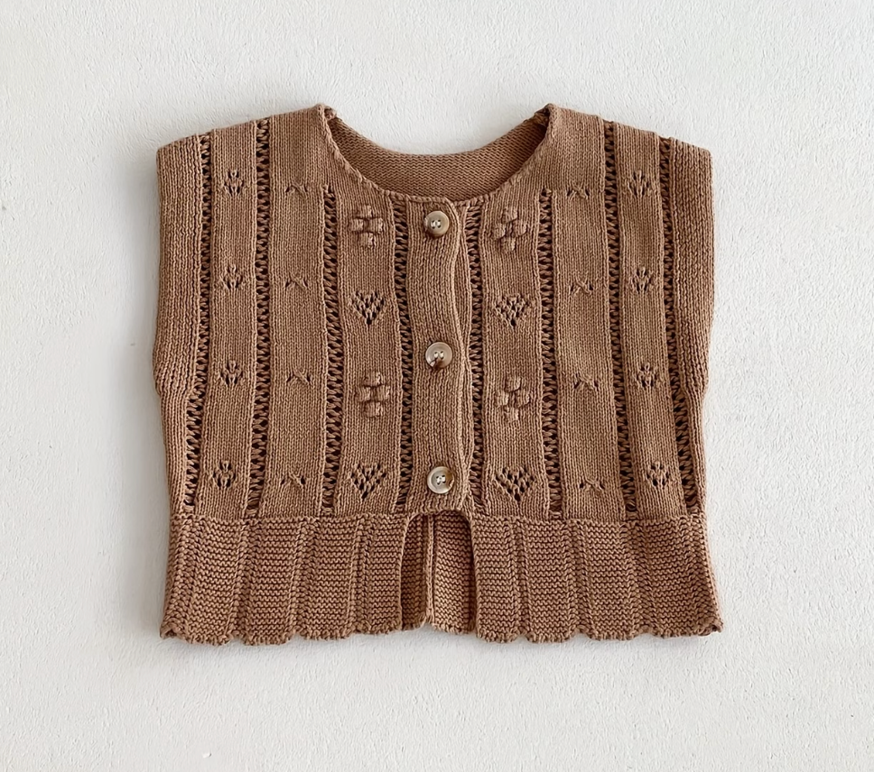 *Pre-Order* Alicia Sleeveless Cardigan