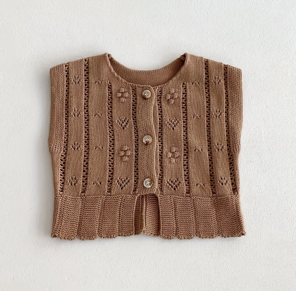 *Pre-Order* Alicia Sleeveless Cardigan