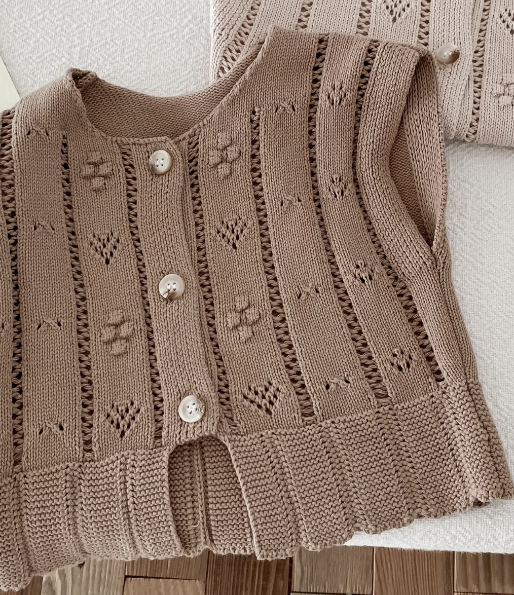 *Pre-Order* Alicia Sleeveless Cardigan