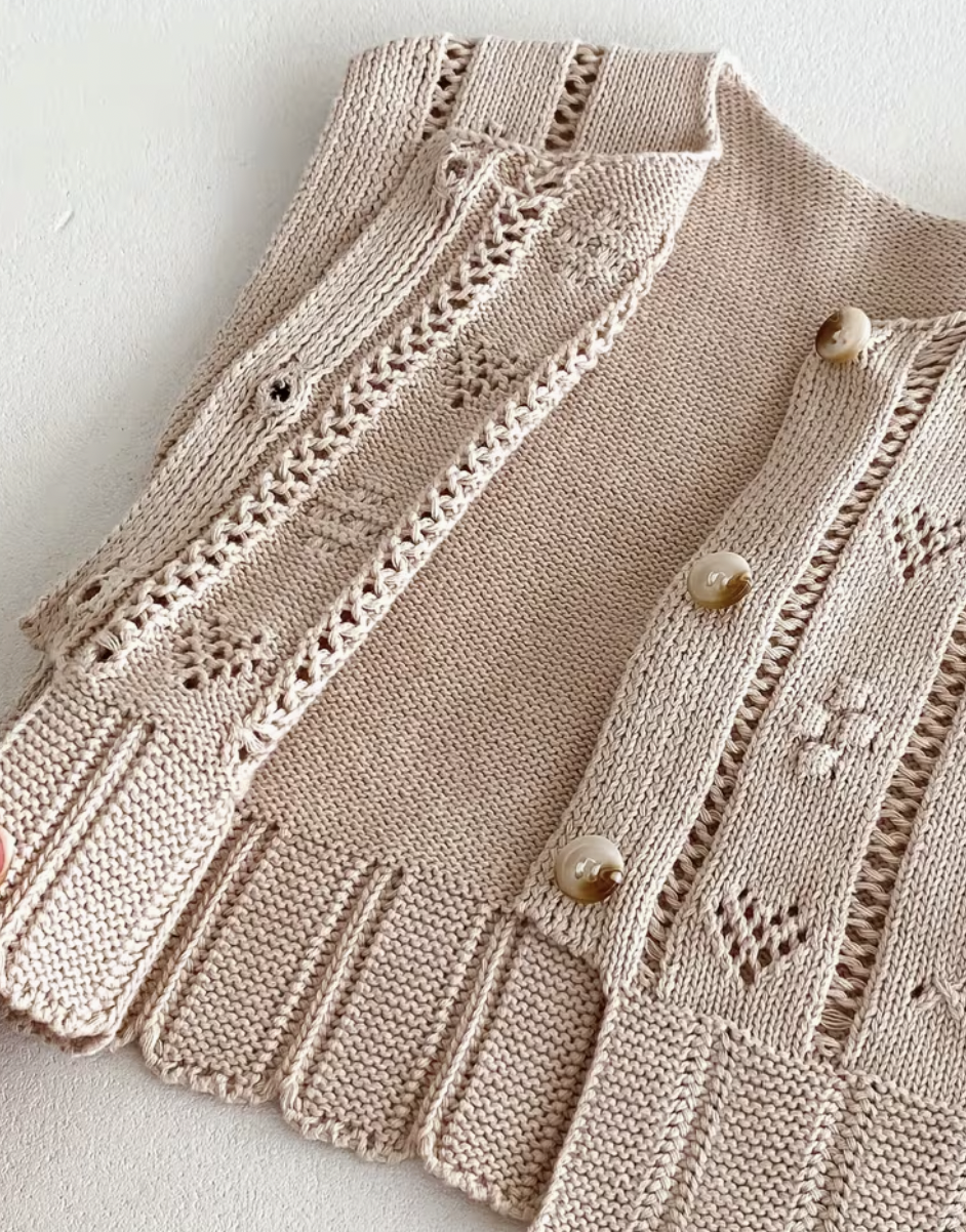 *Pre-Order* Alicia Sleeveless Cardigan